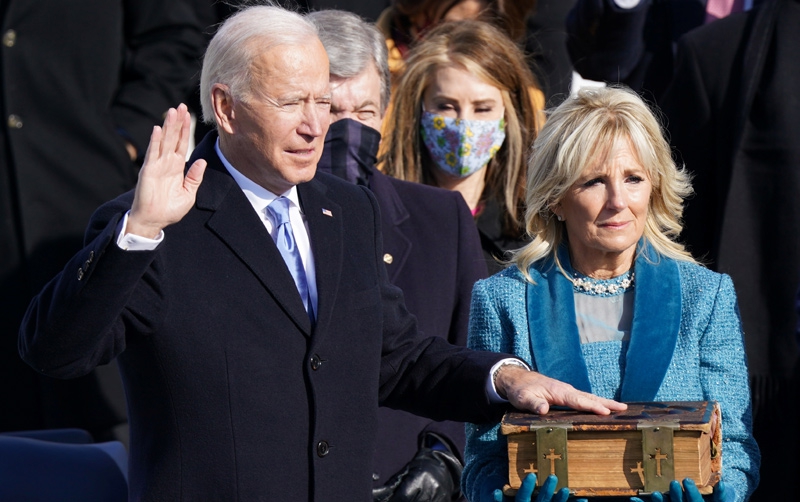 Joseph R. Biden toma posesión como presidente de los Estados Unidos