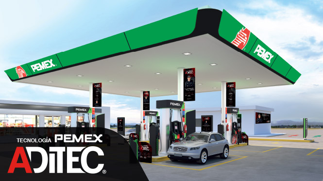 PEMEX | Materiales de comunicación Pemex Aditec para estaciones de servicio