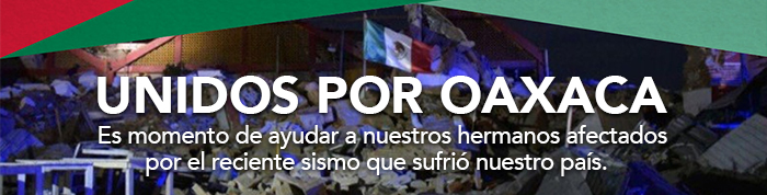 Onexpo Nacional | Unidos por Oaxaca, cuenta para donativos