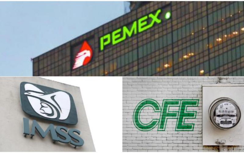 Adeudan IMSS, Pemex y CFE cerca de medio billón de pesos a proveedores