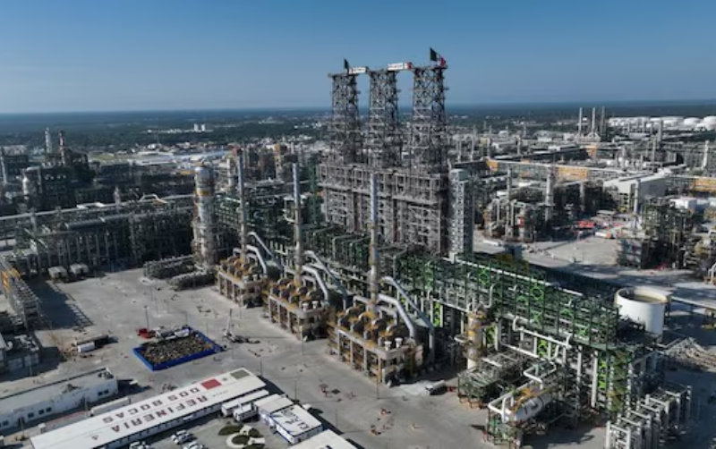 Aseguran progreso de construcción en Refinería Dos Bocas, Tabasco; prevén informe de Pemex