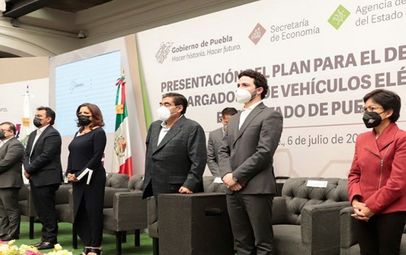 Con nuevo plan Puebla alcanzará 127 cargadores en solo seis meses