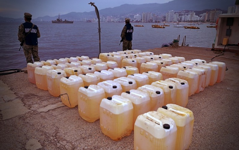 El robo de combustible por mar, con registros al menos desde 2013