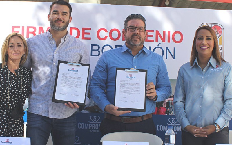 En apoyo al asilo Juan Pablo II, ARCO gasolineras firma convenio de colaboración