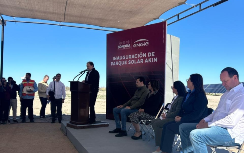 Engie y autoridades estatales de Sonora inauguran Parque Solar Akin