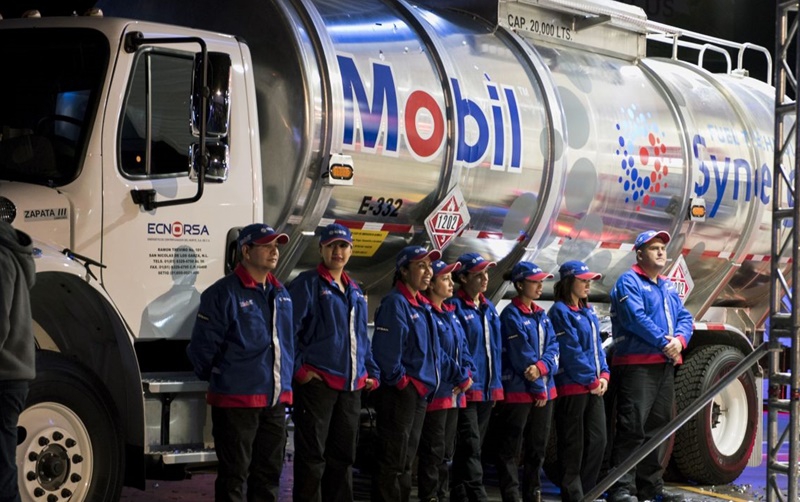 Exxon Mobil activa protocolo especial para abastecer de gasolina a sus estaciones en México