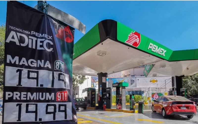 Gasolina Magna.¿Cuál será el precio del litro sin el subsidio del IEPS?