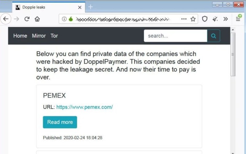 Hackers divulgan información robada a Pemex