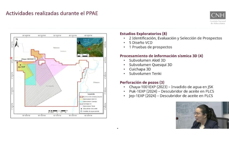 Pemex invertirá hasta 272 mdd para explorar la Asignación AE-0143-3M-Comalcalco