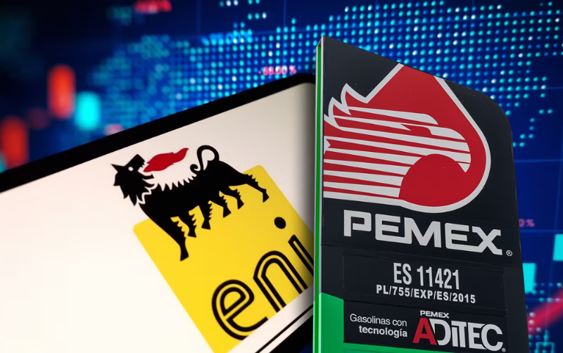 Pemex y Eni invertirán 1,800 mdd para desarrollar proyectos en Tabasco, Veracruz y Campeche en 2025