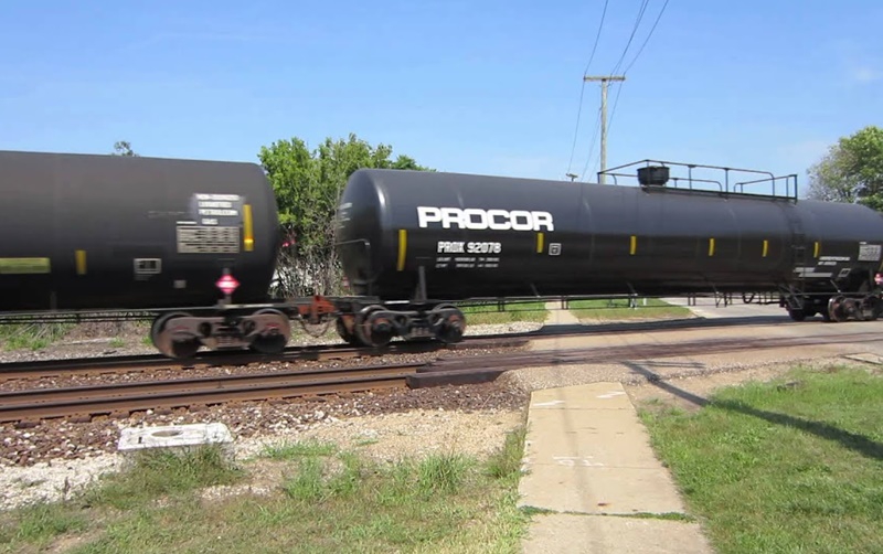 Se mueven por tren