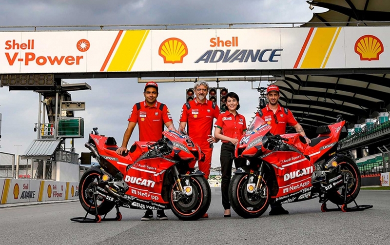 Shell y Ducati celebran su 21° año juntos y renuevan su relación técnica