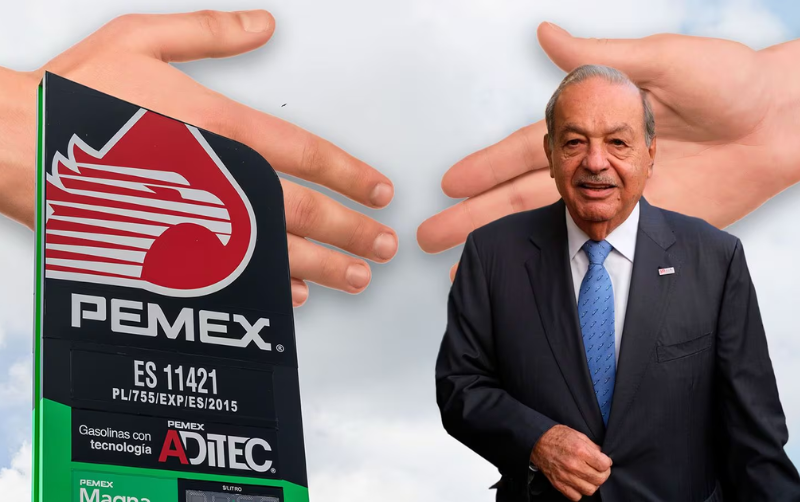 Slim quiere trabajar con Pemex: Evalúan plan para proyecto de gas natural