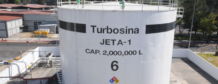 Casi la mitad de la turbosina en el país es importada