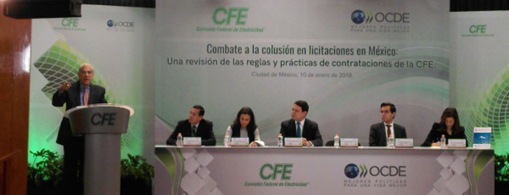 Presenta OCDE recomendaciones sobre contrataciones de CFE