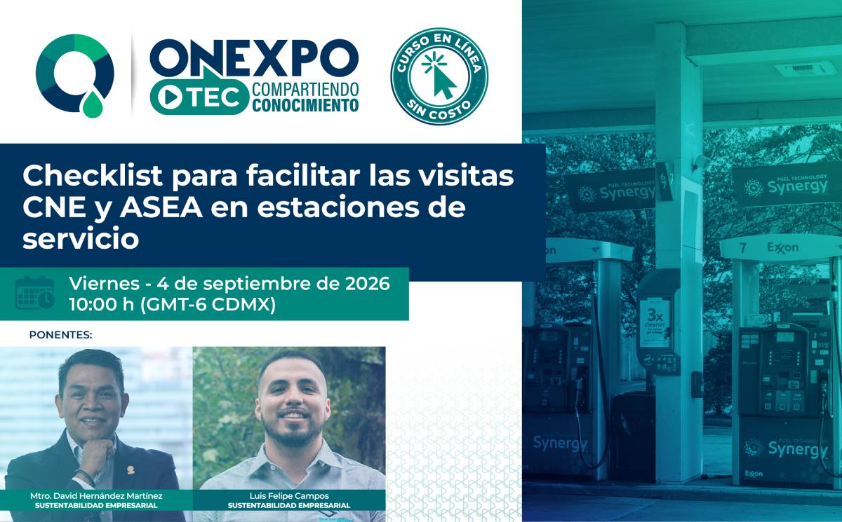 Checklist para facilitar las visitas CNE y ASEA en estaciones de servicio - Inscríbete antes del 4 de septiembre del 2026