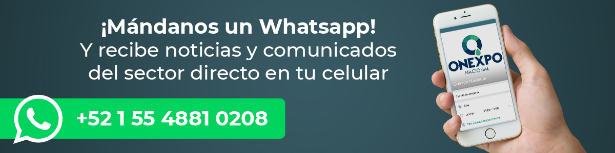 Mándanos un whatsapp y recibe las noticias y los comunicados más importantes del sector en tu celular